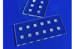 China Custom Made CNC Perforated Quartz Glass Plate supplier