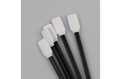 China Lint Free Double Layers Rectangular Polyester Swab For Keyboard Cleaning supplier