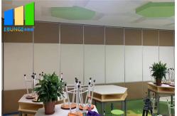 China Commercial Sound Absorbing Folding Partition Door With Pass Door supplier