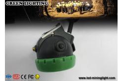China IP68 Waterproof Coal Mining Lights / 12000 Lux Brightness Miners Cap Lamp supplier