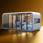 Water Proof Apple Pod House Lakeside Customizable With Balcony for sale