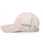 Simple Style Plain Black Trucker Hat , Breathable Blank Trucker Hats Not Deformation