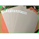 Recycled Pulp Grey Chipboard / uncoated Grey Board Paper For Packing Boxes