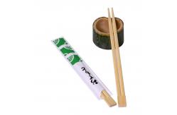 China 2019 popular paper cover chopsticks custom bamboo disposable bamboo chopsticks with logo supplier
