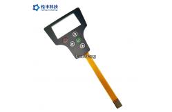 China 0.15mm PET F150 Customized FPC Membrane Switch With 1.0mm Zif End supplier