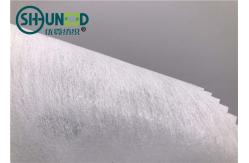 China Fusible Embroidery Backing Fabric 100% Polyester Cuttable With LDPE Coating supplier