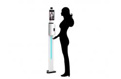 China DC 9V 2A Digital Infrared Thermometers Face Recognition Machine supplier