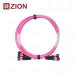 （4*12）48F MTP OM4 Fiber Optic Trunk Cable for sale