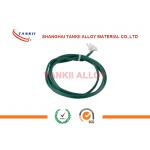 White And Green Kc Thermocouple Cable With PTFE Insualtion And Metal Screen