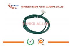 China White And Green Kc Thermocouple Cable With PTFE Insualtion And Metal Screen supplier