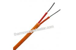 China High temperature thermocouple compensating wire , Fiberglass / SS Braided materials supplier