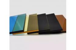 China 4mm 5mm Tinted Tempered Glass Toughened Glass For Window Construction And Building supplier
