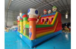 China Customized Inflatable Slides Playground Super Mario Park Inflatable Bouncy House supplier