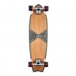 YOBANG OEM Globe Chromantic Teak / Floral Couch Cruiser Complete Skateboard - 9.7 x 33 for sale