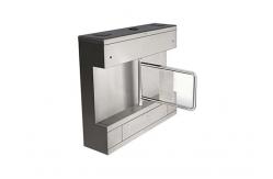 China QR Code 10mA SS304 Security Swing Barrier Gate For Lobby supplier