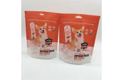China ODM Digital Printed Stand Up Pouches Doypack Recyclable For Dog Snacks supplier