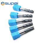 Long Shank Roughing End Mill / Solid Carbide Corner Radius End Mills for sale