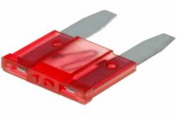 China Red Mini Auto Blade Fuse For Fuse Holder , Mini Automotive Fuse supplier