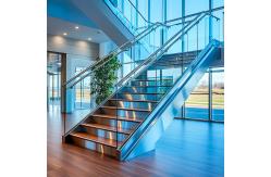 China High-Quality Stainless Steel Handrails with Flat Saddle for Glass Staircase Applications supplier