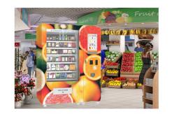 China Customize Made Bill Beverage Snack Vending Machine With 22 Inches Screen supplier