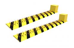 China PLC 2s A3 Steel Tyre Puncture Killer With Antirust Paint supplier