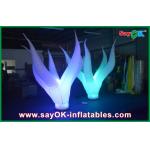 Waterproof 190T Nylon Inflatable Lighting Decoration On Ground 2m Ceremony