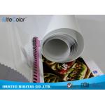 Eco Solvent PP Synthetic Paper , Adhesive Matte Polypropylene Film Rolls for sale