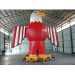 Customized red colour inflatable american eagle for advertising for sale