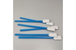 China Polypropylene Handle Flat Head Polyester Swabs 100pcs/Bag supplier