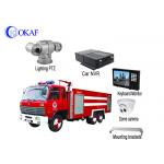 4G Wireless HD Vehicle PTZ Camera , Auto Tracking PTZ IP Camera 2.1 Megapixels for sale
