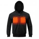 Black High Visibility Electric Heated Jacket Polyester S-3XL for sale