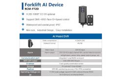 China Wireless Forklift Camera Car Reversing Aid AHD 1080P Camera Speed Sensor supplier