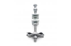 China Galvanized Steel Down Lead Clamp Metal ADSS For Pole And Tower supplier