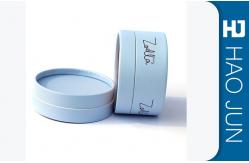 China Recyclable Cosmetic Paper Boxes With Lids , Small Round Tubes For Brusher supplier