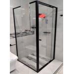 Aluminum Shower Pivot Door With Return Panel 1M Width 1.9M Height for sale