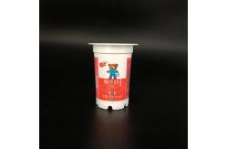 China 140ml pp plastic cup for yogurt with foils lid supplier