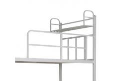 China 1900*1650mm 2 Tiers Dormitory Metal Bunk Bed Frame supplier