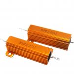 50W 100W Aluminum Power Metal Shell Case Wirewound Resistor 0.01R ~ 100K 1 6 8 10 20 200 500 1K 10K Ohm Resistance RX24 for sale