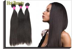 China Double Weft Virgin Human Hair Extensions Milk Straight / Body Wave Bundles supplier