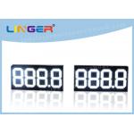 888.8 Digital Gas Price Signs , Electronic Oil Price Billboard White Color for sale