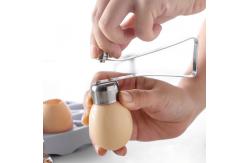China Custom Stainless Steel Houseware Egg Cracker Topper Tools supplier