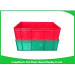 Top Plastic Solid Stacking Storage Bins , Agriculture Large Plastic Storage Boxes