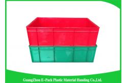 China Top Plastic Solid Stacking Storage Bins , Agriculture Large Plastic Storage Boxes supplier