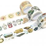 Chinese Custom Printed Washi Paper Tape Japanese Washi Masking Tape Recollections Washi Tape for sale