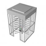 RS485 Access Control Full Height Turnstile Gate With QR Code Reader