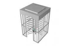 China RS485 Access Control Full Height Turnstile Gate With QR Code Reader supplier
