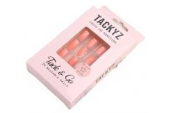 China Art Paper Empty False Nail Packaging Clear Top rectangle Rigid Boxes supplier