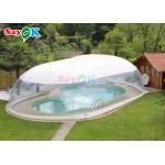 Outdoor Customized Inflatable Swimming Pool Cover Transparent inflatable pool cover dome for sale