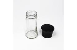 China Round Glass Spice Black 2 In 1 148.9g 100ml Pepper Salt Mill supplier