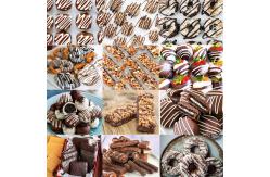 China Automatic zigzag chocolate decorator machine supplier